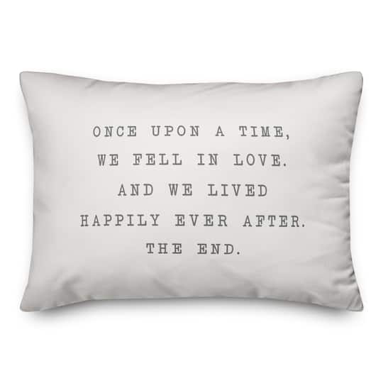 Love Story Throw Pillow
